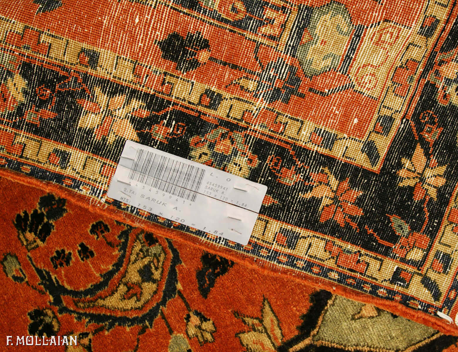 Teppich Persischer Semi-Antiker Saruk n°:45459941